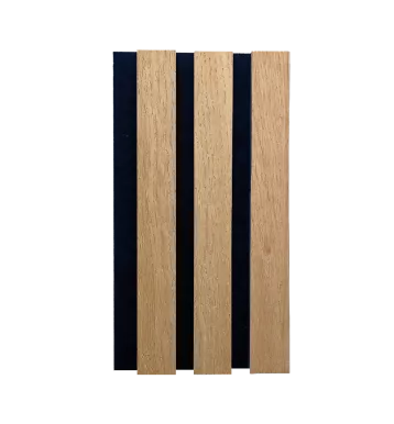 Nat oak black mdf single sample