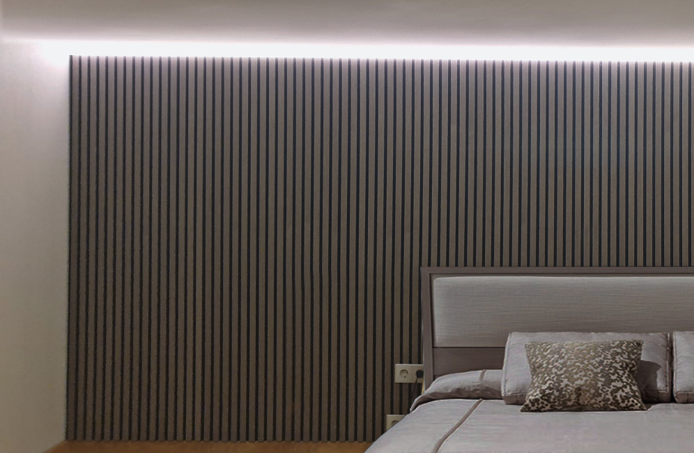 acoustic wood panels lighting